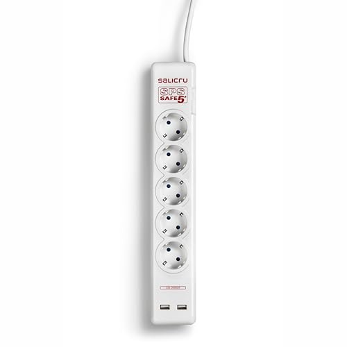 Salicru 680BA000002 Regletas, 250 V, Blanco, SPS SAFE 5+