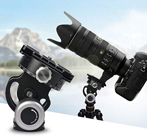 【𝐄𝐚𝐬𝐭𝐞𝐫 𝐏𝐫𝐨𝐦𝐨𝐭𝐢𝐨𝐧 】 Professional Panoramic Gimbal Tripod Head Quick Release Plate for Digital SLR Cameras, New Year's Gifts