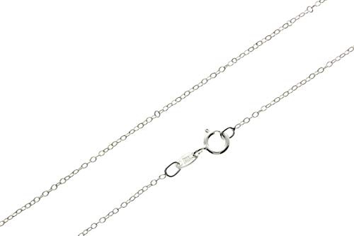 SilverAmber Jewellery UK - Sterling Silver 14 16 18 20 24 28 32 36 40 Inch Delicate Italian Curbs, Trace, Snake and other styles Chain Necklace