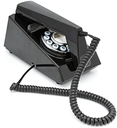 GPO GPOTRMB Trim Telephone Desktop Push-Button Telephone (Black)