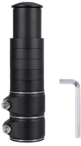 QIMEI-SHOP Fahrrad Vorbau Riser Höhenadapter Fahrrad Gabelschaft Extender für Radsport Bike Stem für 28.6mm 1 1/8 Mountainbike Rennrad MTB