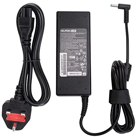 90W AC Power Adapter/Laptop Charger for HP Laptop Envy EliteBook TouchSmart Folio Pavilion Stream Spectre Zbook Chromebook Notebook Power Supply Plug Cord - 4.5 * 3.0 mm- 19.5V 4.62A