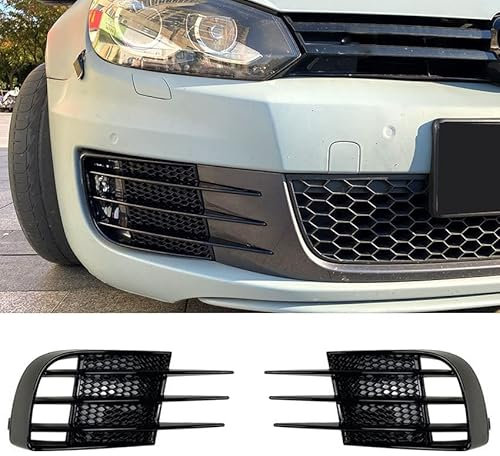Funiur Auto Frontspoiler für Volkswagen Vw Golf 6 GTI GTD, Auto Frontstoßstange Spoiler, Karosserie Spoiler, Protector Karosserie Anti-Crash Diffusor Splitter, Auto Zubehör