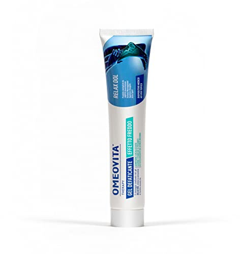 OMEOVITA THERAPY - GEL RELAX DOL | Gel Defaticante Con Effetto Freddo, Defaticante e Drenante Per La Riduzione della Sensazione di Fastidio e Pesantezza degli Arti, 75 ml