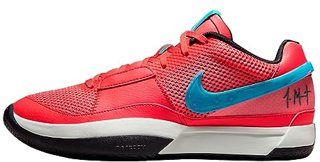 Nike Ja 1 Men's Basketball Shoes Ember Glow/Blue Lightning DR8785-800 10.5