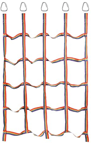 Ladungskletternetz, robustes militärisches Kletternetz, Nylon-Seilleiter mit Lasthalterung, Seilleiter mit verschleißfestem Trainings-Kletternetz