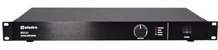 Adastra | RS Series 100V Line Slave Amplifier: High-Power, Rack-Mountable Class-D Amplifiers with Versatile Connectivity, Ideal for Medium to large Installations & System Expansion | 120W RS121