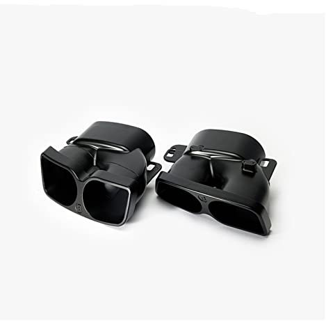 TRASH BIN 1 Paio di Punte di Scarico del Silenziatore del Tubo di Coda per Mercedes CES per GLE per Classe GLS W205 W212 W222 W204 W213 Pre-Lifting 2015-2018 Silenziatore Terminale