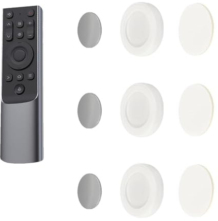 Xusxes 12 Piezas Organizador de Pared para Mando, Soporte de Pared Sin Perforación, Soporte Mando TV