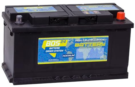 BOS24® BOS_A7 AGM Start/Stop - Batería de arranque (12 V, 70 Ah, 760 A)