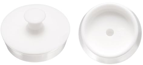 QUARKZMAN 2 Stück Abflussstopfen Silikon Badewannenstöpsel 44mm bis 46mm | Küchenspülenstöpsel Badezimmerabflussstopfen mit Griff, für Wäsche Spüle Dusche Waschbeckenabdeckung