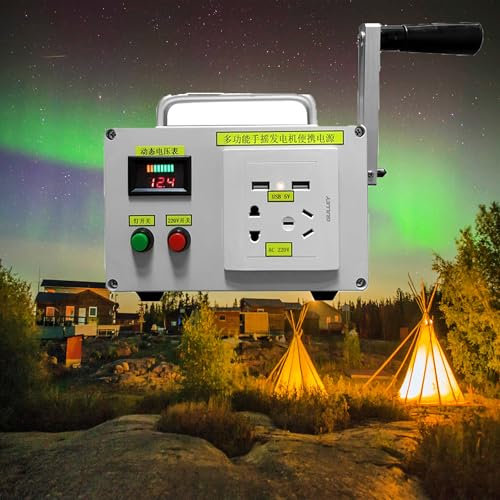 Générateur portatif de secours 30/150/500 W, alimentation de secours, générateur de secours extérieur, pour urgence en cas d'ouragan/camping en plein air/camping-car/utilisation à domicile,150W