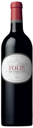 Folie de Chauvin - AOP Saint-Émilion Grand Cru - Vin Rouge - Millésime 2020-1 bouteille x 75cl