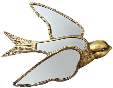 Genérico Fågelväggsspegel, vintage väggskulptur, speglar D ' gyllene fåglar, Kare Design, D' DEE Spegel för väggar, speglar, DEE Väggdekoration Paara Vardagsrum