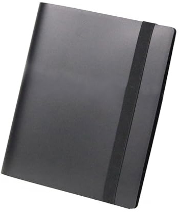 kmgfsd Carpeta de tarjetas de 9 bolsillos, diseño de exhibición, colección de bolsillos de doble cara de 360 grados, álbum de regalo
