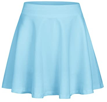 Arshiner Gonna per Ragazze da Tennis con Slip Sportiva a Vita Alta a Trapezio Gonna da Cheerleader per Bambine con Tasche 6-15 Anni