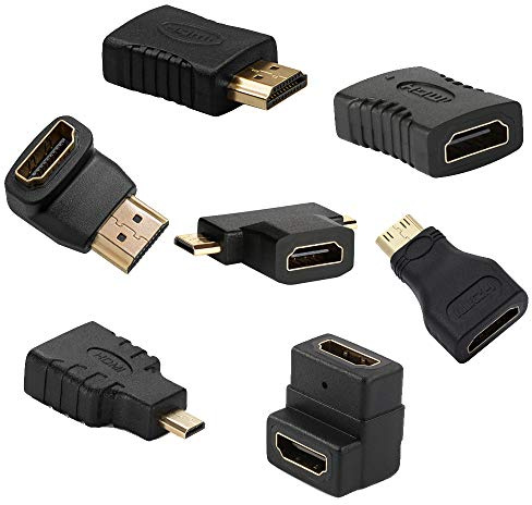 Hdmi Adapters Kit (7 Adapters) Mini Hdmi to Micro Hdim Male to Female