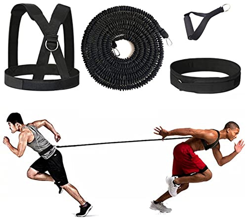 Widerstandstraining Seil Körperliches Training Widerstandsseil-Kit für Arme und Beine Geschwindigkeits-Beweglichkeitstraining Geschwindigkeit und Kraft verbessern (5m Kit)