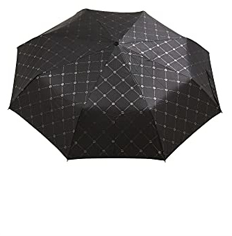 ESPRIT Regenschirm Monogram - Super-Mini-Taschenschirm mit Handöffner