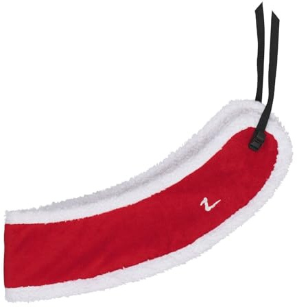 netproshop Weihnachts Vorderzeug Weihnachten Rot/Weiß Größe Pony oder Full, Groesse:Full, Farbe:Rot