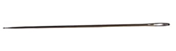 Telliswelt Webernadel mit Kugelspitze, Sticknadel, 7,4 cm x 1,2 mm, silber | Webernadel mit Kugelspitze, Sticknadel, 7,4 cm x 1,2 mm, silber. Zum Weben und Sticken, deutsche Qualitätsverarbeitung.