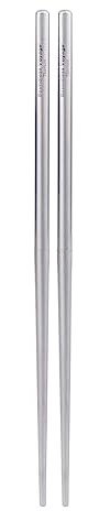 Boundless Voyage Detachable Titanium Chopsticks Folding Chopstick 2 Sections Outdoor Camping Traveling Picnic Portable & Reusable Tableware Cutlery Utensil