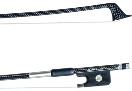 Glasser - Arco cello Glasser 4005BCFSR 4/4 vara redonda, plata 4/4 - ACACEGLROPL
