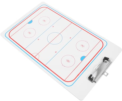 Planche de Hockey sur Glace - Cadeau de Basket-Ball - Cadeau pour Tableau Blanc - Hockey - Planche de Serrage utile - Planche d'entraînement de Sport - Tableau PVC