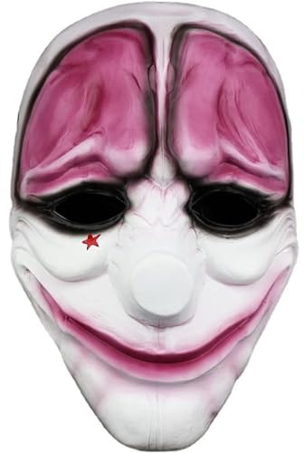 Next Level Cosplay Prop Replica | Payday 2 Houston Resin Mask | One Size Fits Most | Perfect for Halloween & Cosplay