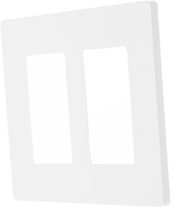 HOMSFOU Panel De Interruptores De Pared Blanco Placa De De Interruptor De Luz Para Decoración De Hogar Placa De Pared Estrecha