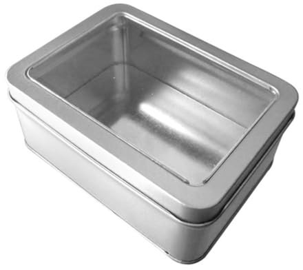 TOPBATHY Elegante Contenitore in Metallo Per Spezie 5 Pezzi Scatola Di Vuota Per Caramelle 12 5x9x6 Cm in Per Caramelle Tè Forniture Per Ufficio