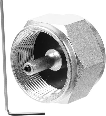 Supvox Gastank-ausgangsadapter Für Outdoor-Herd Aus Aluminium Kompatibel Mit Propan-kleintankventilen Sicherer Anschluss Ohne Gasaustritt