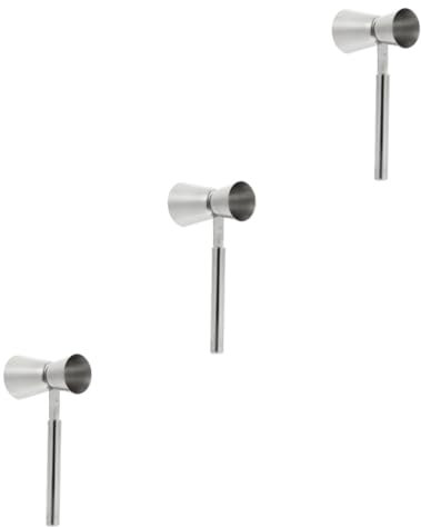 ULTECHNOVO 3piezas Jigger Inoxidable Doble Para Cócteles Vaso Medidor Profesional Para Bar y Cocina Para Ginebra y Bebidas Alcohólicas