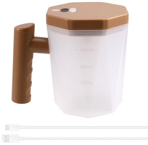 Uhidka Tazza High-Tech Auto-Mescolante con Display Digitale - Tazza da Caffè Auto-Mescolante Ricaricabile per Casa e Ufficio