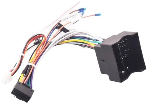 cablaggio dell'autoradio Adattatore for cablaggio stereo autoradio Android 16 pin, for VW, for Golf MK5 MK6 V VI, for Polo, for Passat, for TIGUAN, for Touran(Cables)