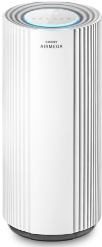 COWAY Purificador de aire para espacios grandes, CADR 734 m³/h, limpia 153 m² en 30 min, filtro HEPA para humo, alergias, mascotas, olores, pantalla AQI PM1/2.5/10, modo ahorro energía, AIRMEGA 450