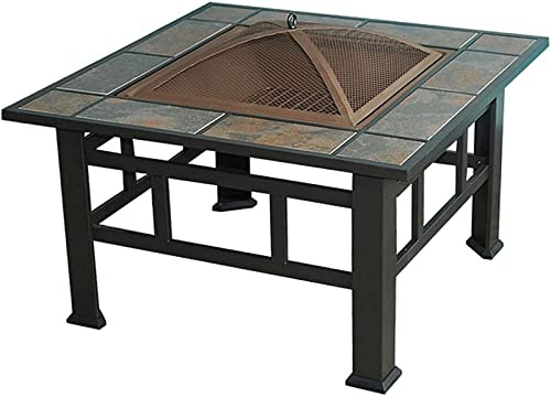 ZJFHEYUO Barbecue da Giardino a carbonella, Barbecue per Uso Domestico, fornace da Giardino, bracieri a Doppio Uso per terrazza in Giardino