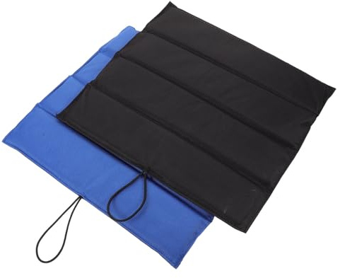 LOORGVEL Cuscino Pieghevole da Esterno Oxford 2 Pezzi Cuscino Portatile da Viaggio per Escursioni Campeggio Stadio e attività Sportive all’Aperto
