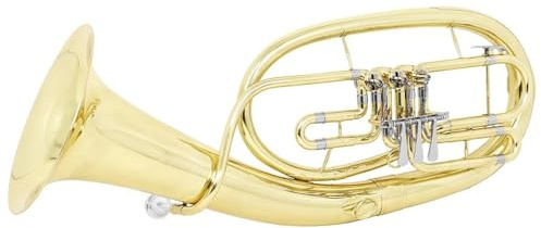 Bb Euphonium Euphonium 4 Flache Tasten Messingkorpus Tenorhorn Dreifach Mit Koffer Handschuhen Riemen Professionelle Leistung(Type2 900)