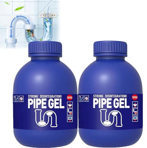 Rohr-Bobo-Abflussreiniger, professioneller Abfluss-Verstopfungsentferner, Rohr-Bobo-Stärke-Abflussreiniger, verstopfte Abflüsse, Verstopfungsentferner, Dusche, Badewanne(2pcs)