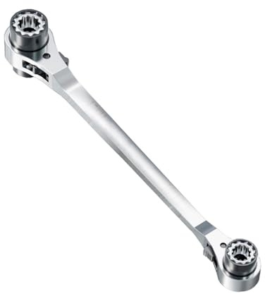 Chiave a cricchetto professionale 8 dimensioni compatibilità, ergonomica, durevolezza, struttura in acciaio per meccanico, chiave a cricchetto professionale
