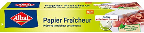 ALBAL Rolle-Papier Frische, leicht zu schneiden, Oberfläche nachfüllbar, 16 m