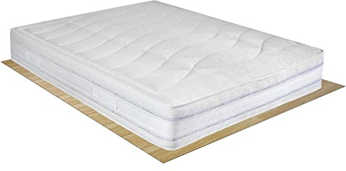 Comprarredo Materasso matrimoniale rigido a molle 160x190 alto 25cm MESSICO, ortopedico anche per pesi importanti con doppio lato caldo/fresco, made in Italy
