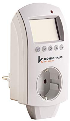 Könighaus Infrarotheizung - Smart Thermostat ✓ App-Steuerung mit Wochenprogramm