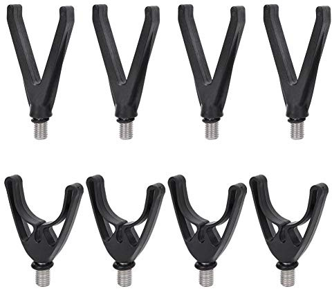 Alomejor Angelrutenhalter Y-förmige Griffe Angelrutenhalter Kunststoff Angelrute Rest Pole Butt Rest Kopf Greifer Angelgerät