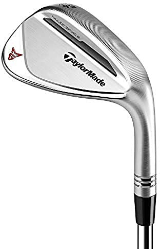 TaylorMade Herren Gefrästes Mahlwerk mit 2 Keilen Keilabsatz, Chrom, 58° Loft, 12° Bounce
