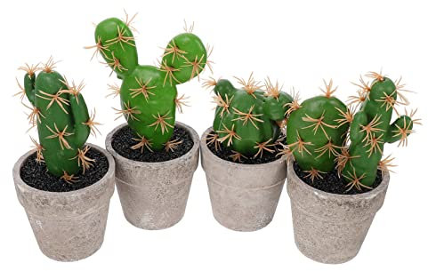 IMIKEYA 4stücke Künstliche Sukkulenten Bonsai Deko Grün Für Schreibtischdeko Wohnzimmer Küche Garten Büroregale Hochzeiten Und Andere Anlässe