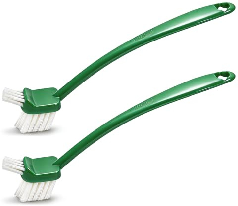 IZSOHHOME Spazzola con Manico Curvo Lungo (Confezione da 2) – Compatibile con Bimby TM21, TM31, TM5, TM6 e Ideale per Frullatori, Spremiagrumi, Friggitrici ad Aria ed Elettrodomestici