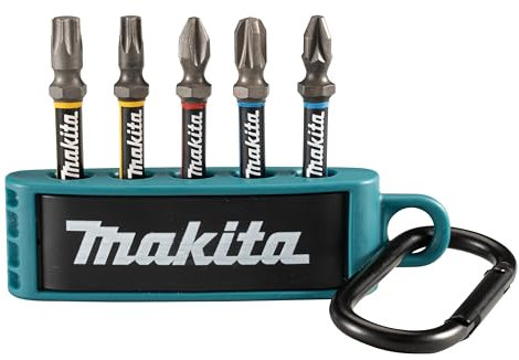 Makita E-13568 Impact Premier Torsion Bit-Set 5-teilig, Bits 50 mm PH, PZ, T