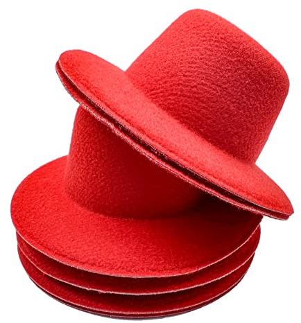 ERDANER Mini-Zylinderhüte, formelle Mini-Bowler-Hüte, Miniatur-Hüte für Bastelarbeiten, Haar-Accessoires, Dekorieren